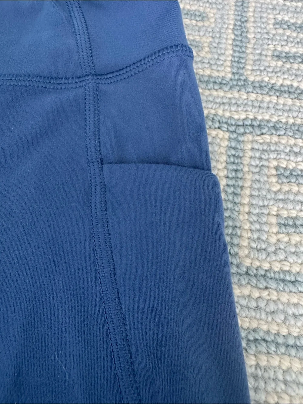Athleta Kids Active Leggings - Blue and Mauve